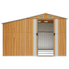 Garden Shed Brown 277x279x179 Galvanised Steel K7A8