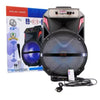 Extra Bass Portable Bluetooth Trolley Speaker With Wireless MIc