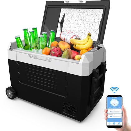 55L Car Refrigerator Freezer Portable 12V Fridge Vehicle Cooler Box -20℃~20℃