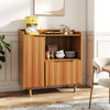 Buffet Storage Cabinet with Triple Doors Cupboard Living Room Kitchen Sideboard