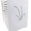 4 Tier Bathroom Storage Cabinet 2 Door Cupboard Free Standing Rack Unit White