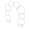 2x Wedding Backdrop Stand Flower Rack Metal Arch Door Party Prop Archway Decor