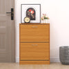 SHOE CABINET 2 DRAWER STORAGE CUPBOARD RACK SHELF FOOTWEAR ORGANISER SHOE STAND