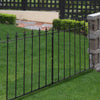 Metal Iron Garden Railing Wall Panel Fence Panel Privacy Picket Ball End Barrier