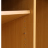 Printer Stand Unit Beech Office Desk Side Mobile Pedestal Storage Wheels