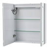 LED Dimmable Bathroom Mirror Cabinet with Shaver Socket/Switch/Demister/Clock