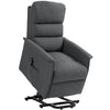 Electric Recliner Chair with Reclining & Rising Function, Padded Armchair, Grey