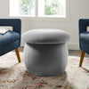 Dressing Table Stool Velvet Round Ottoman Footstool Makeup Vanity Seat Chair
