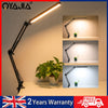 Pro Eye-Care LED Desk Lamp 360° Adjustable Swing Arm & Dimmable Light With Clamp