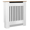White Radiator Cover Cabinet Small Large Modern MDF Slat Wood Grill Furniture
