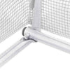 Greenhouse with Steel Frame White 32 m² 16x2x2 m vidaXL
