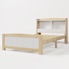 3ft Single Bed Solid Wooden Bed Frame with Storage Headboard for Kids Teenagers
