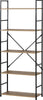 5 Tier Ladder Shelf Bookcase Wide Living Room Display Storage Shelving Unit