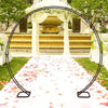 Round Hoop Balloon Arch Backdrop Flower Display Stand Frame Wedding Party Decor