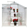 Aluminium Walk-in Greenhouse Frame And Polycarbonate Outdoor 6x4 6x6' 6x8' 6x10'