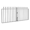 7FT 8FT 10FT Metal Garden Gate Posts Large Timber Entrance Driveway Gate Fence