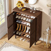 Shoe Cabinet with Shutter Doors, 6-Tier Entryway Shoe Cabinet Rack Organizer