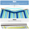 Double Size Outdoor Patio Quilted Hammock Folding Hammock with Detachable Pillow