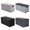 200-600L Outdoor Storage Box Large Patio Garden Deck Container Chest Wheels