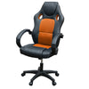 Office Chair Ergonomic Gaming Chair Height Adjust with Armrest PU Leather Seat