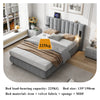 DOUBLE KING 4FT6 5FT PLATFORM BED FRAME WITH BLUETOOTH STEREO & USB & LIGHTING