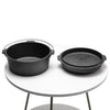 Portable Deep and Thick Stew Pot, Cast Iron Pot, Camping Cooking