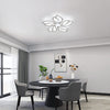 Modern LED Lamp White Frame Ceiling Light Dimmable Pendant Lights Chandelier