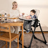 4-in-1 Baby High Chair Toddler Dining Chair w/ Wheels-Grey