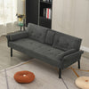 3 Seater Click Clack Sofa Bed Recliner Settee Couch Sofabed with Bloster Pillows