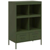 Highboard Olive Green 68x39x101.5 Cold-rolled Steel O8C7