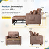 Convertible Sofa Bed 3-in-1 Pull out Arm Chair Folding Recliner Sleeper