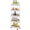Kitchen Storage Stand Trolley Organiser Basket Fruit Vegetable Rack On Wheels