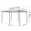 Mondeer 3x4m Garden Gazebo Heavy Duty Garden Marquee Party Camping Tent Canopy