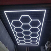14Hex Hexagon LED RGB Lighting Car Retail Garage Workshop Wall Light Lamp
