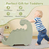 Toddler Shopping Cart 2 in 1 Wooden Baby Push Walker-Green