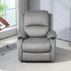 Recliner Chair Microfibre Reclining Armchair with Adjustable Footrest Cup Holder