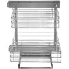 Blind Corner Cabinet Pull Out Chrome Soft Close Blind Corner 15.7 Inch