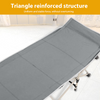 Heavy Duty Single Folding Bed With Mattress Camping Travel Guest Lightweight+Bag