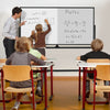 Double-Sided Magnetic Whiteboard 180 x 90 CM on Wheels-Black