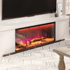 Electric Fireplace Panoramic Media Fire Standing Insert 40in LED Fireplace Stove