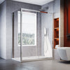 Sliding Shower Enclosure Door And Tray Bathroom Glass Cubicle With Side Panel