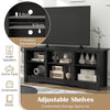 Costway TV Console Table TV Stand for up to 65" Flat Screen TVs-Black