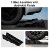 Kerb Ramp Caravan Levelling Ramp Set Wheelchair Ramp Slope Non-Slip Step Ramps