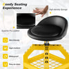 Rolling Seat Mechanic Stool Chair Height Adjustable Roller Work Chair w/Tray