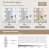 Dressing Table Makeup Vanity Desk With LED Lighted Mirror & 2 Drawers 1cabinet