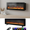 Freestand 60inch Electric LED Fireplace Wall Mounted Inset Into Fire 9Colour LED