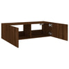 Camerina TV Wall Cabinet with Brown Oak 100x35x31 ,TV Stand Unit,TV Y8T8