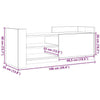 TV Cabinet Brown Oak 100x35x40 Engineered Wood M8S9