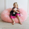 Kids Faux Fur Bean Bag Luxury Furry Beanbag Soft Chair Fluffy Seat Filled
