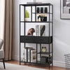 Industrial Bookcase Tall Bookshelf Cabinet Display Storage Rack W/ Drawer
